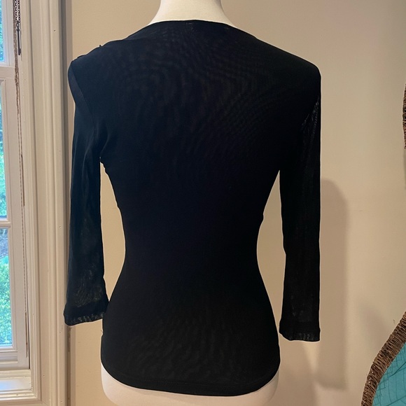 V-Neck Ruffled Blouse - Picture 9 of 10